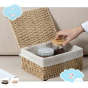 500円OFFクーポン 卓上収納 収納バスケット 手作り 収納かご ナチュラル 天然素材 ボックス キッチン おしゃれ 家庭 ホテル お引越し 環境にやさしい リビング ベッドルーム 勤務先 インテリア ベージュ ブラウン 事務用品 整理用品 オフェス用品 シンプル 大容量 shopcp(3)