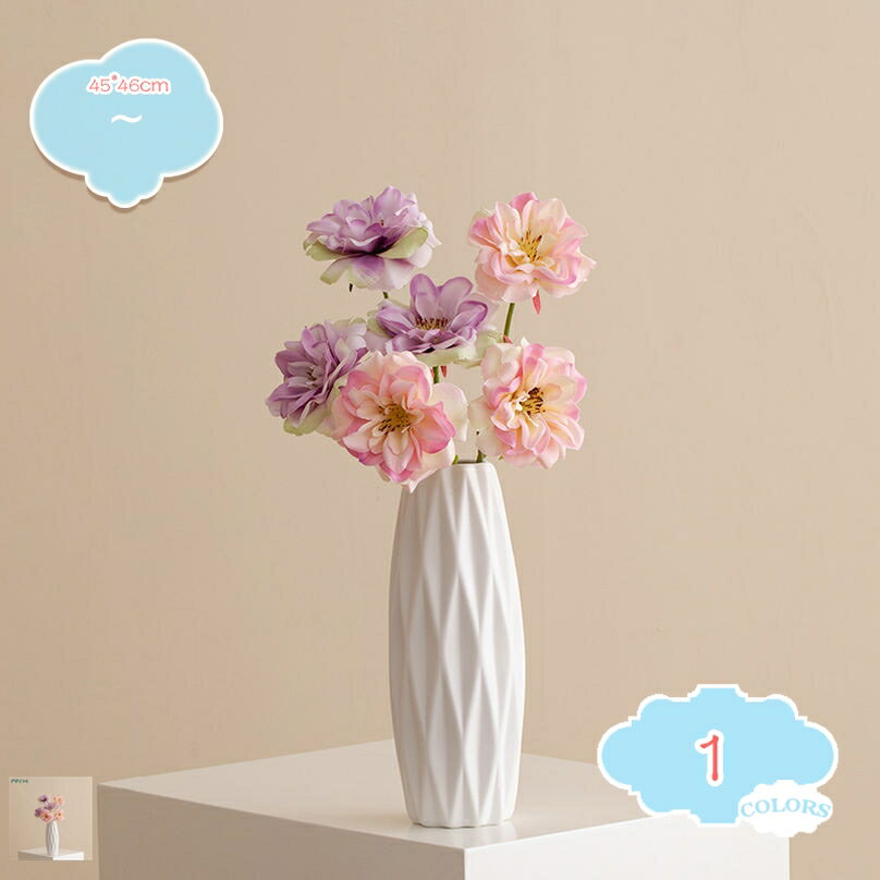 Other - 500円OFFクーポン 薔薇 造花 インテリア おしゃれ テーブルセンターピースデコレーション 花束 フラワーアレンジメント フェイクフラワー 花瓶付き 玄関 お飾り 花 結婚式 ins風 お花 お祝い ブーケ 可愛い 雑貨 飾り物 枯れない花 shopcp