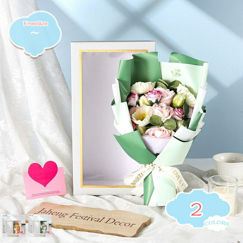 1000円OFFクーポン ソープフラワー バラ花束 ローズブーケ 母の日ギフト 石鹸の花 いい匂い 枯れない造花 バレンタインデー プレゼント 誕生日 結婚お祝い 記念日 卒業式 入学式 退職 先生の日 贈り物 送別 ギフト shopcp