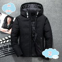 1000円OFFクーポン ジャケット メンズ ダウンジャケット ショート丈 ダウンコート ジャンパー アウター ポケット フード付き 防風 防寒着 ライトダウンジャケット 秋冬 春 無地 おしゃれ ストリート カジュアル shopcp