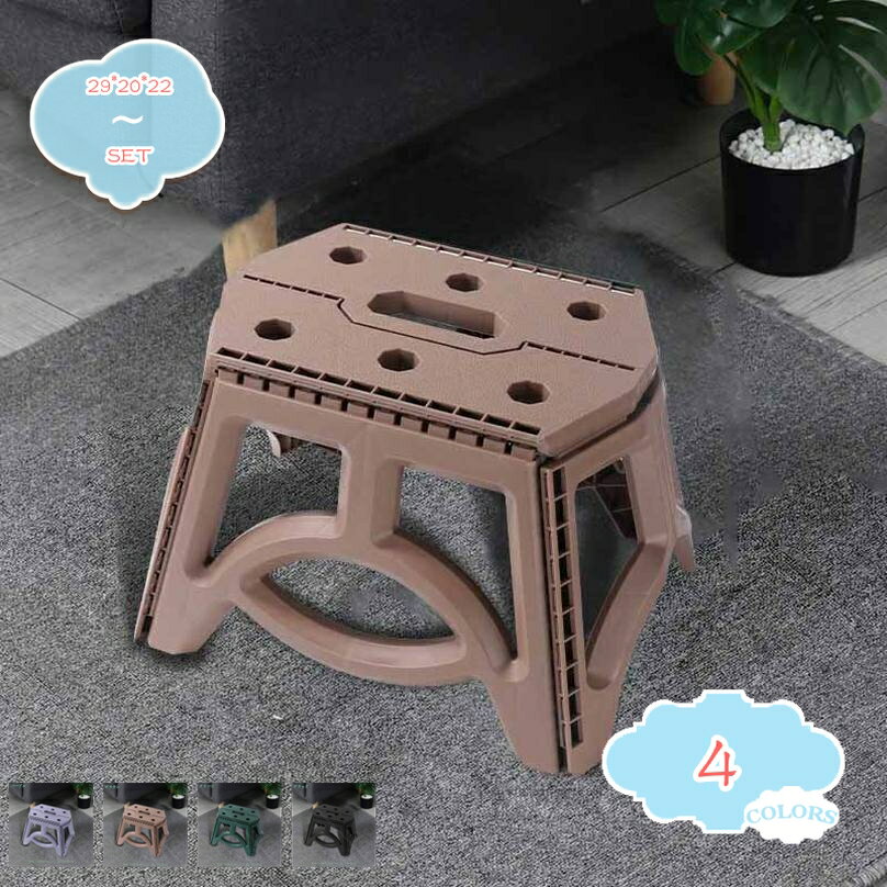 400円OFFクーポン 踏み台 ステップ 椅子 折りたたみ スツール 折りたたみチェア ポータブルチェア 耐荷重 大人/子供兼用 コンパクト 収納 軽量 持ち手付き 省スペース 収納便利 玄関 トイレ はしご スツール キャンプチェア コンパクト収納 滑り止め shopcp