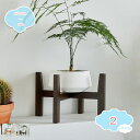 フラワースタンド プランタースタンド 植木鉢台 ガーデンラック 花台 鉢スタンド ポット 鉢 スタンド 竹製 円形 丸型 観葉植物 おしゃれ フラワーポット イ...