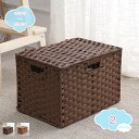 編まれた収納ボックス 長方形 小物収納 リモコン キー 卓上収納 インテリア おしゃれ かわいい ラタン 収納かご 収納バスケット 収納カゴ 籠 小物入れ 小物いれ モダン 洗面台 玄関 オフィス 籐 北欧 シェルフバスケット フルーツカゴ shopcp