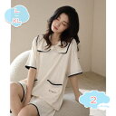 300円OFFクーポン パジャマ メンズ ポリエステル繊維 柔らかく軽い薄手の快適Tシャツ 2点セット 夏 無地パジャマ ホームウェア 適度なストレッチ ギフト...