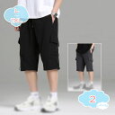 1000円OFFクーポン ハーフパンツ メンズ ひざ下 7分丈 パンツ 七分丈 クロップドパンツ カーゴパンツ 夏用 チノパン アウトドア outdoor イージーパンツ おしゃれ ウエストゴム 夏 接触冷感 速乾 ワーク shopcp