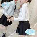 800円OFFクーポン 子供服 女の子 セットアップ ガールズ 長袖シャツ プリーツスカート 上下 2点セット スカート スーツ カジュアル フォーマル セーラ...