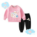 800円OFFクーポン 子供服 女の子 セットアップ 秋冬 スウェット 上下セット 韓国風 キッズ カジュアル ダンス衣装 可愛い ジュニア 七五三 ジャージ ...