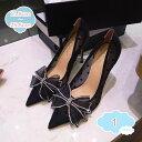 ヒール6cm レディースパンプス 痛くない 黒 ハイヒール ピンヒール 通勤用 ポインテッドトゥ レディース 美脚パンプス レースとリボン 定番 フォーマル 結婚式 オフィス ハロウィン パーティー 派手色 女性用 shopcp