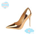 300円OFFクーポン パンプス 結婚式 パンプス ピンヒール ハイヒール ポインテッドトゥ ヒール10.5cm メタリックカラー レディース パンプス メタリック パンプス 走れる 美脚 秋冬 入学式入園式 卒業式 卒園式 結婚式 大きいサイズ 5色 shopcp