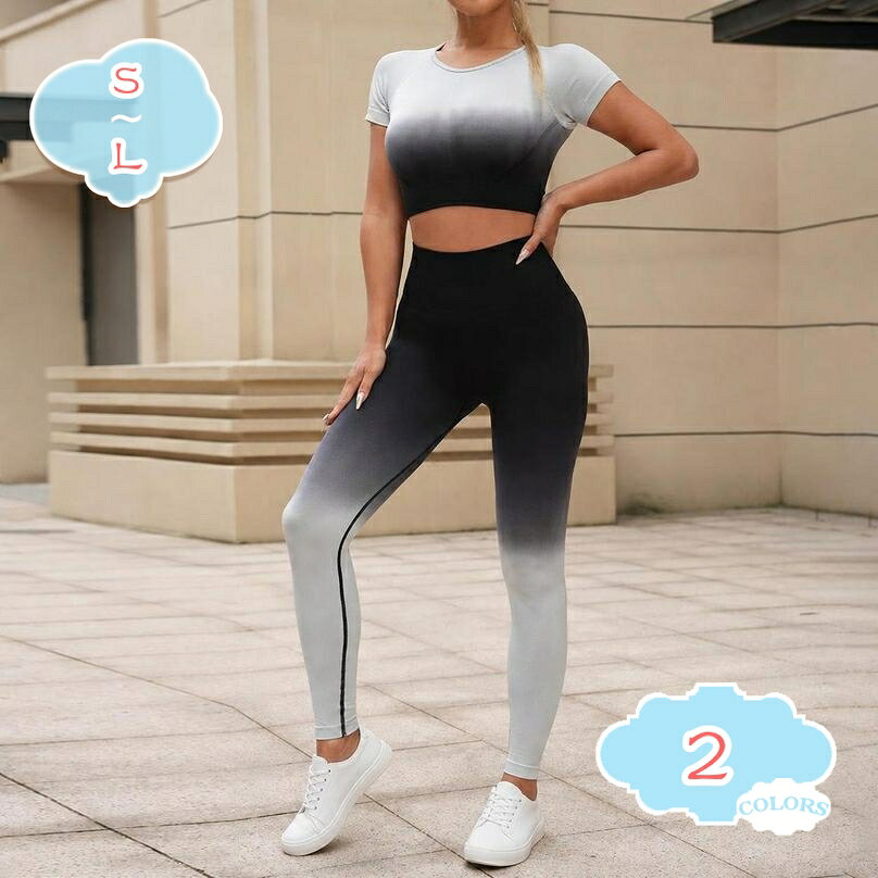 表地：ナイロンメイン素材：ナイロン【ヨガパンツ】美しいグラデーションカラーが映えるシームレスデザインのヨガパンツです。お腹周りをしっかりと包み込むハイウエスト設計を採用しており、気になるウエストラインをすっきりと整え、動いてもズレにくい快適な着用感を提供します。ヨガやフィットネスなど、様々なアクティビティで活躍する一枚です。【レギンス】ヒップラインを美しく立体的に見せる独自のシャーリング仕様を取り入れたレギンスです。バックスタイルにメリハリを与え、自然なヒップアップ効果とスタイルアップを演出します。アンクル丈のすっきりとしたシルエットで、脚長効果も期待できるデザインに仕上がっています。【スポーツウェア】なめらかでソフトな肌触りのナイロン混紡生地を使用しているスポーツウェアです。縫い目の少ないシームレスな仕立てにより、肌への摩擦やごわつきを抑え、まるで第二の皮膚のような心地よいフィット感を実現しました。締め付けすぎず、しなやかに身体の動きに追随します。【ハイウエスト】深めの股上設計であるハイウエスト仕様が、気になる下腹部を優しく押さえ込み、綺麗なウエストラインをメイクします。日常のトレーニング、ピラティス、ランニングなどのスポーツシーンはもちろん、お出かけ時やカジュアルなデイリーコーディネート、室内でのリラックスタイムにもです。【着痩せ】下半身をすっきりと引き締まった印象に見せる着痩せデザインです。SサイズからLサイズまでの展開があり、ご自身の体型に合わせてお選びいただけます。伸縮性のある柔らかな素材感で、長時間の着用でもストレスフリーに過ごせるため、アクティブな毎日をする頼れるボトムスです。【美しいグラデーションがシームレスヨガレギンス】洗練されたグラデーションカラーが印象的なレディース用スポーツレギンスです。縫い目の少ないシームレスな編み立て方法を採用しており、肌当たりが非常になめらかで、ごわつきのない快適な穿き心地を実現しています。幅広のウエストバンドがお腹をすっぽりと包み込むハイウエスト仕様になっており、気になるお腹周りをすっきりと整え、動いてもズレにくい安定したフィット感を提供します。ヒップラインに施された立体的なシャーリングデザインが、バックスタイルを美しく整え、自然なヒップアップ効果とスタイルアップを叶えます。【こだわりの素材感と快適な穿き心地】ナイロンをベースとした混紡素材を使用しており、さらっとしたドライな肌触りとしっとりとした柔らかな手触りが魅力です。非常にしなやかで伸びやかな着用感を提供し、ヨガの複雑なポーズや激しいフィットネス、日々のワークアウトでも身体の動きを制限しません。しっかりとした質感の生地を採用しているため、気になる透け感を防ぎ、スクワットなどの大きな動きでもしてご着用いただけます。アクティブなトレーニングから日常のカジュアルスタイルまで、年中通して活躍する実用的な一枚です。【多彩なシーンで活躍するデザイン性】スポーツジムでのワークアウト、ヨガやピラティスのスタジオレッスン、ジョギングやウォーキングなどの屋外アクティビティはもちろん、週末のショッピングや旅行、ちょっとしたお出かけからルームウェアとしてのリラックスタイムまで、幅広い生活シーンに違和感なく溶け込むデザインです。すっきりとした細見え効果と脚長見えを叶えるデザインは、トレンドのビッグシルエットTシャツやチュニック、スポーティーなパーカーと合わせたコーディネートにも相性で、大人のアクティブなカジュアルファッションをお洒落に演出します。【サイズ展開と仕様について】サイズはSサイズ、Mサイズ、Lサイズをご用意しており、それぞれの体型に合わせてなフィット感をお選びいただけます。カラーは鮮やかなグラデーションデザインを展開しており、お手持ちのスポーツブラやタンクトップと合わせるだけで、簡単にお洒落なトレーニングスタイルが完成します。余計な装飾を省いたシンプルな構造ながら、美しいシルエット作りをするこだわりのヨガレギンスです。日常に心地よい運動習慣を取り入れたいすべての方にです。以下の用語は検索参考用であり、商品内容の詳細説明ではございませんレギンスパンツ ヨガパンツ スポーツレギンス 9分丈 レディーススパッツ 着圧 タイツ トレーニングウエア ピラティスパンツ 美脚スパッツ 下半身カバー 吸水 通気性ヨガパンツ レディース ハイウエスト レギンス ヨガレギンス スポーツレギンス 美脚 脚長 着痩せ タイツ スパッツ フィットネス ピラティス ジム 通気性 動きやすいヨガレギンス ハイウエスト ヨガパンツ 美脚レギンス スポーツタイツ 部屋着 ルームウェア ピラティス ウェア ランニング 筋トレ ジムウェア 速乾 通気性 伸びるレギンス ヨガパンツ スポーツウェア レディース スパッツ 九分丈 ロングパンツ 着痩せ効果 細見え ヒップアップ 美尻 シームレス グラデーション 大きいサイズ