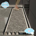 777円OFFクーポン 玄関マット キッチンマット 洗える 滑り止め ロングマット 吸水 速乾 防臭 ラグ ドアマット 床マット 洗える 丸洗い 無地 おしゃれ...