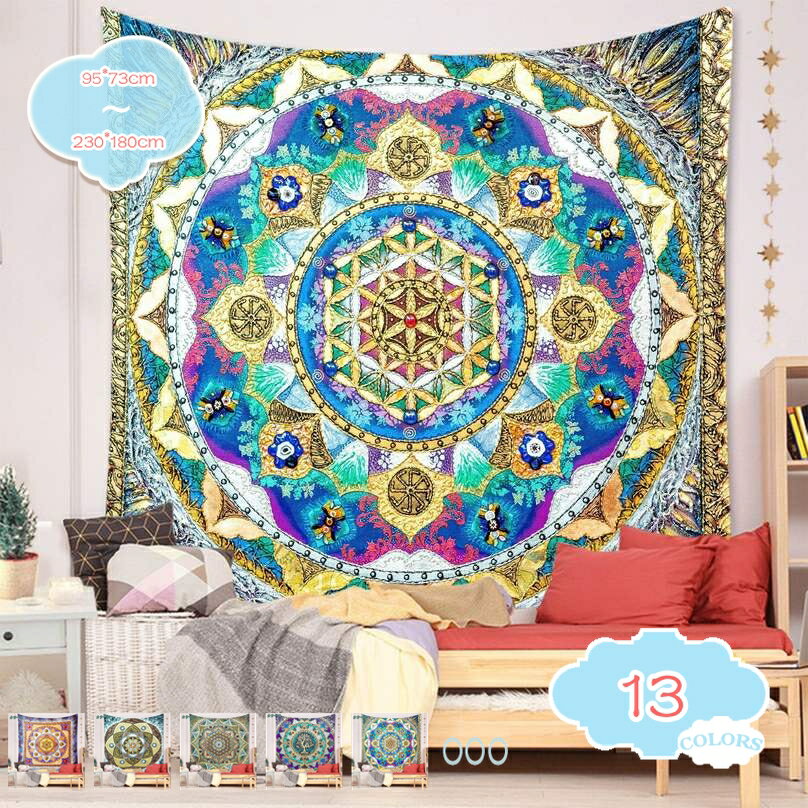 300円OFFクーポン ネイティブアメリカンデザイン タペストリー おしゃれ壁掛け インテリア ウォールデ..