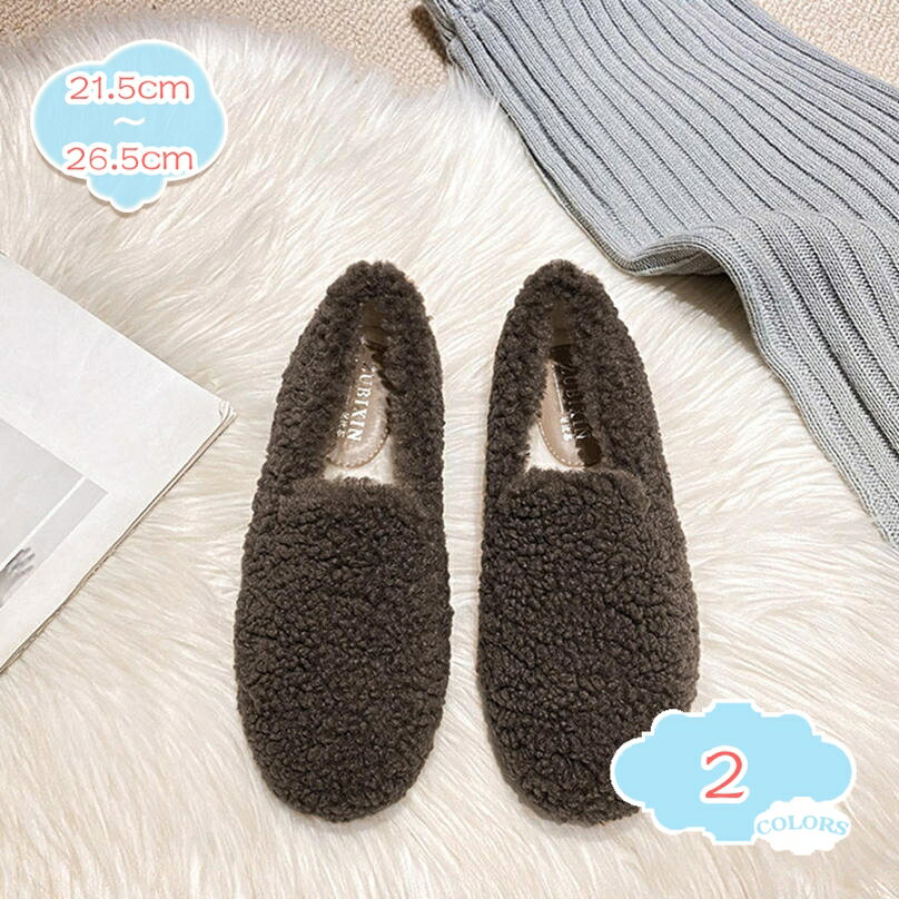 1000円OFFクーポン モカシン シューズ ローファー 大きいサイズ フラットシューズ ボア もこもこ 防寒 保温 レディース ぺたんこ 可愛い スリッポン ドライビングシューズ 大人 痛くない 歩きやすい ファーモカシン 暖かい お出かけ shopcp