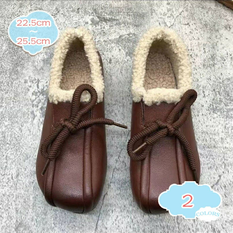 モカシン もこもこ 可愛い 柔らかい ラウンドトゥ フラットシューズ レディース ローヒール ファー スリッポン 暖かい 軽量 保温 防寒 あったか 室内履き 秋冬 耐久性 ファーモカシン 楽ちん 美脚 防滑 歩きやすい shopcp