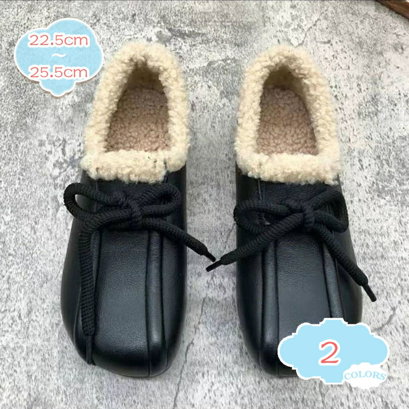 1000円OFFクーポン モカシンシューズ レディース 秋冬 ファー モカシン ボア パンプス フラットシューズ ぺたんこ 痛くない 歩きやすい ぺたんこ靴 スリッポン 暖かい あったか もこもこ 暖か 防寒 やわらか かわいい ママ 通勤 通学 shopcp