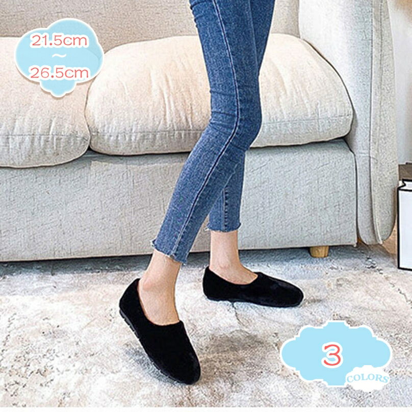 モカシン レディース ローファー スリッポン もこもこ あったか 防寒 保温 歩きやすい ファー フラット シューズ ぺたんこ 靴 ボア フラットシューズ パンプス 大人 通勤 通学 女子 きれいめ 高校生 大学生 婦人靴 shopcp