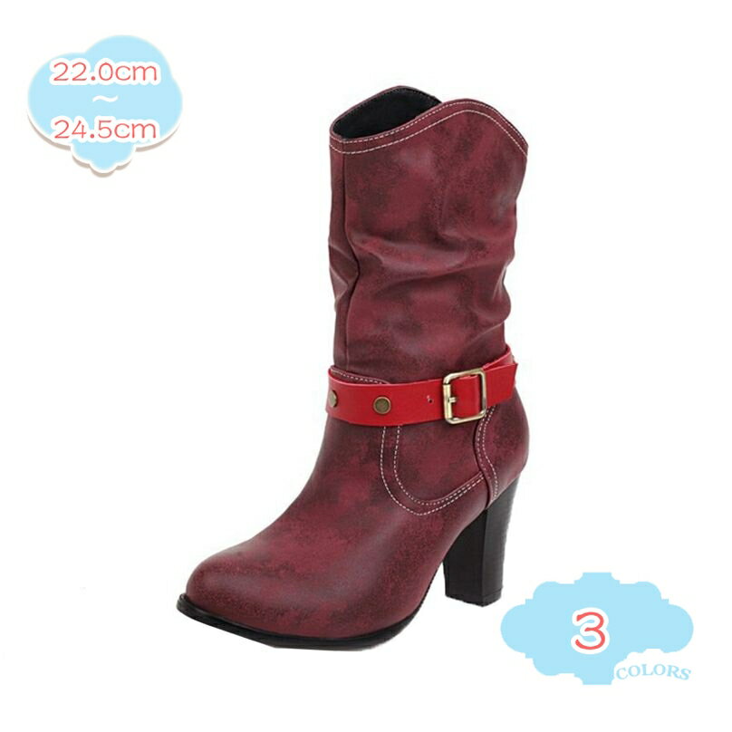 1000円OFFクーポン バイク用 エンジニアブーツ レディース 革 ブーツ 厚底 チャンキーヒール 長靴 滑らない ブーツ レディース ショートブーツ ミドルブーツ ハイヒール 美脚 ブーツ 通学 通勤 美脚 カジュアルシューズ おしゃれ レトロ shopcp