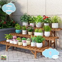 フラワースタンド 観葉植物 棚 花台 ガーデンラック 木製 園芸ラック 収納棚 花棚 植木鉢スタンド 鉢 シンプル 盆栽棚 園芸 植物棚 鉢置きスタンド かわい...