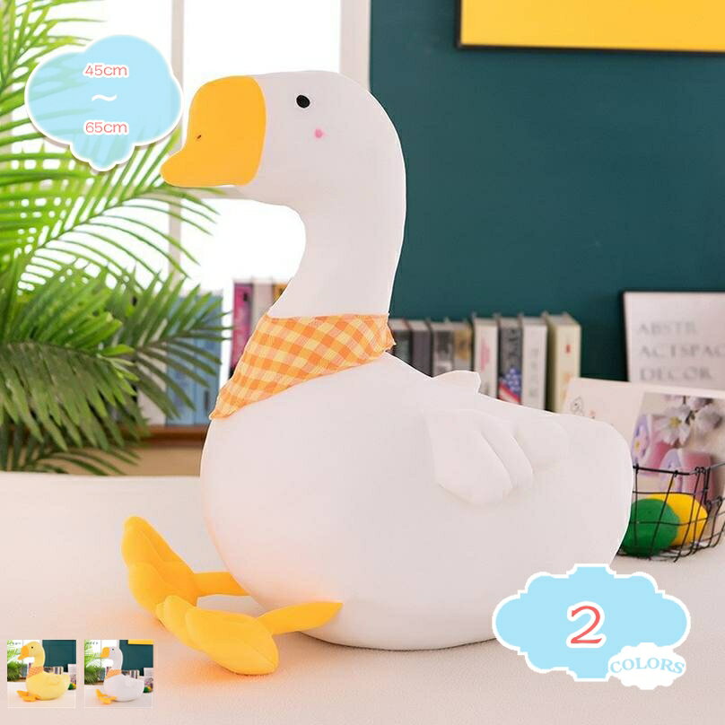 ぬいぐるみ アヒル 鴨 可愛い 動物 人気 柔らかい インテリア 贈り物 置物 彼女 彼氏 添い寝枕 お誕生日 ギフト あひる 抱き枕 クッション 可愛い 寝添え ふわふわ インテリア 店飾り 柔らかい 軽量 shopcp