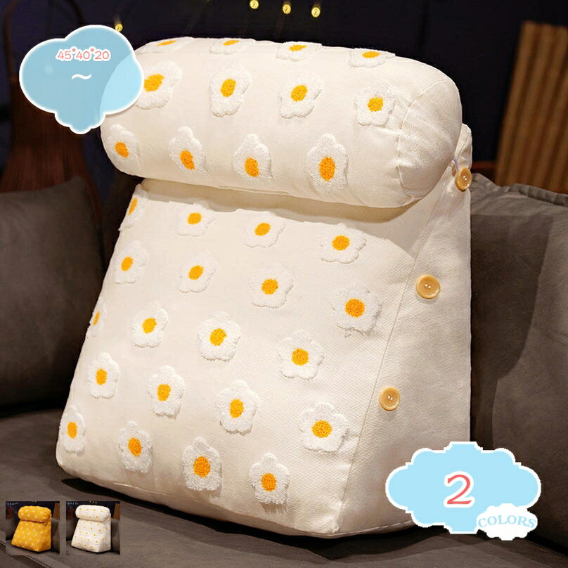 クッション 三角 背もたれ 三角クッション 三角型 三角枕 クッション背もたれ ヘッドボードクッション ヘッドボード 高反発 枕 ベッドクッション ベッド枕腰枕 読書枕 バックパッド 三角ヘッドクッション うつ伏せ テレビ枕 おしゃれ shopcp