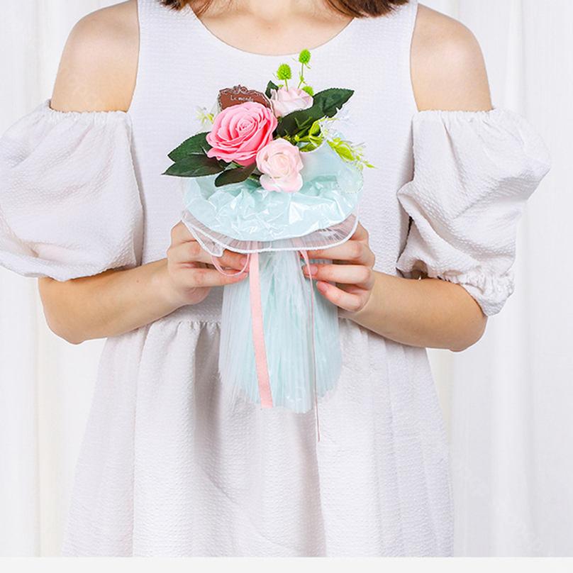 300円OFFクーポン ソープフラワー 母の日のプレゼント プチブーケ ホワイトデー お返し 枯れない花 バラ 誕生日 結婚記念日 開店祝い 卒業式 敬老の日 女性 プレゼント 快気祝い 退職祝い 転勤 異動 シャボンフラワー 手提げ袋 shopcp 3