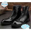 ビジネスブーツ メンズ 本革 サイドジップ ショートブーツ レザー シューズ プレーントゥ カジュアル 黒 ブラック おしゃれ 秋 冬 ブーツ フォーマル ギフト 牛革 防滑 衝撃吸収 男性 チェルシーブーツ ビジネスシューズ shopcp