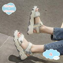 550円OFFクーポン サンダル スポーツサンダル 厚底サンダル 旅行 サンダル レディースシューズ 厚底サンダル カジュアルサンダル 女性サンダル マジックテープ アンクルストラップ ガールズシューズ 軽量 スポサン 厚底 サンダルレディース shopcp