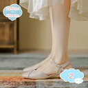 800円OFFクーポン レディース サンダル 夏用 歩きやすい シューズ ぺたんこサンダル 無地 オフィスサンダル スリッパ アンクルストラップ ローマ きれい...