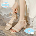 1000円OFFクーポン レディース サンダル ストラップ 太めヒール ハイヒール 美脚 シンプル ストラップサンダル アンクルストラップ サンダル ハイヒール チャンキーヒール レディース 美脚 シンプル アンクル ストラップ ピンヒール shopcp