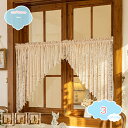 1650円OFFクーポン インテリア 間仕切り カフェカーテン 花柄 レース 窓飾り キッチン 洗面所 間仕切り お風呂 小窓用 カフェ屋 喫茶店 ドアカーテン...