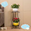 800円OFFクーポン ボールプランター スタンド 2段 花台 アイアン 観葉植物 台 家装飾 室内 屋外 プランタースタンド フラワーラック 植木鉢台 スタンド フラワースタンド 園芸ラック 花鉢台 プランター台 鉢置き ガーデンスタンド 玄関 インテリア shopcp