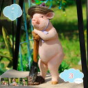 800円OFFクーポン ガーデン飾り ガーデニング 置き物 オーナメント 動物 庭 インテリア かわいい ぶた 彫像 飾り おしゃれ ガーデンオブジェ 飾り 樹...