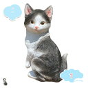 1650円OFFクーポン ガーデンオーナメント 動物 樹脂 猫 ガーデニング雑貨 ガーデン 庭の置物 オブジェ インテリア雑貨 かわいい 誕生日 プレゼント ア...
