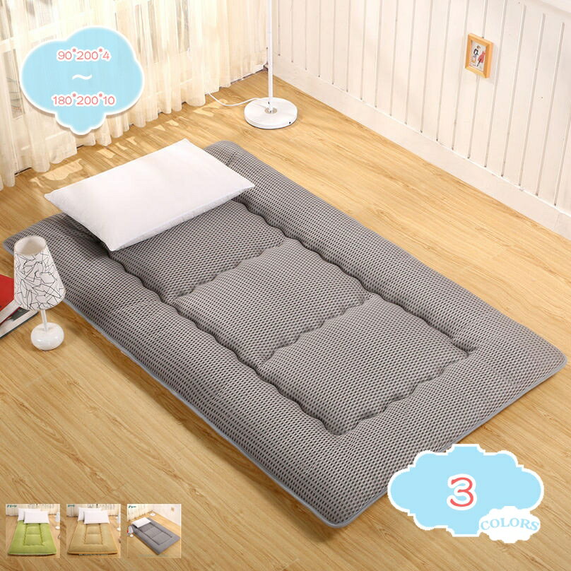 マットレス 折りたたみ畳マットレスポータブルソフトスポンジマットレス耐久性のある滑り止めマット学..