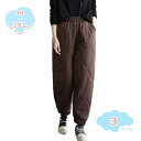 1000円OFFクーポン パンツ あったか ダウンパンツ カーゴパンツ レディース 中綿 ジョガーパンツ ダウン 厚手 防風 大きいサイズ リラックス パンツ ...