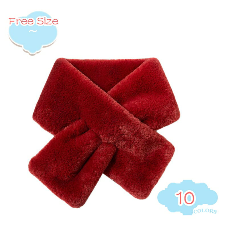 表地：ポリエステルメイン素材：ポリエステル●◆→1←◇□：【サイズ】: freeサイズ 約13*90CM。サイズは平置き、毛足を含む長さで採寸しています。ボリュームがあるのであたたかくて小顔効果も期待できる！ふんわり心地肌触りと暖か、さらに...