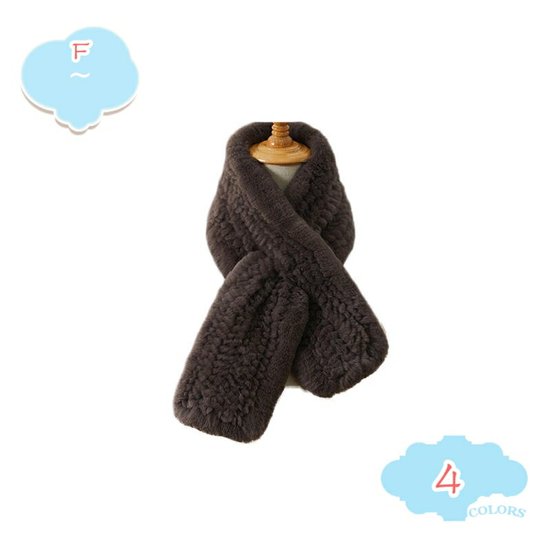 2000円OFFクーポン レディース マフラー ファーマフラー レディース ティペットファーティペット 秋冬 ..