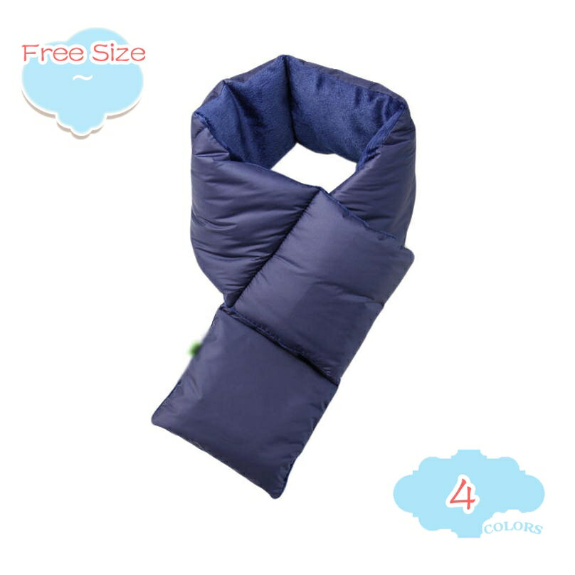 1000円OFFクーポン マフラー ストール リバーシブル ダウンマフラー メンズ マフラー リバーシブル ス..