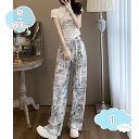 1650円OFFクーポン シャツ パンツ セットアップ レディース パンツスーツ ワイドパンツ ブラウス 2点セット 上下セット ロングパンツ スーツ ズボン カジュアル マキシ丈 ゆったり 着痩せ 春 夏 秋 トップス きれいめ エレガント OL shopcp