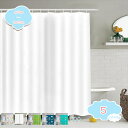 1000円OFFクーポン シャワーカーテン 防水 シャワーカーテン 雲柄 100*105 防カビ 1枚入 冷暖房 節電 間仕切り 断熱シート 省エネ 遮熱 風呂...
