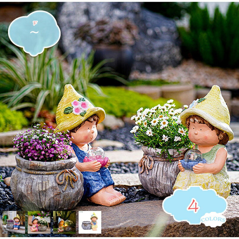 メイン素材：レジン「※植物は含まれません」【商品名】プランター【素材】樹脂材質【サイズ】●タイプ1＝長（39cm）高（38cm）口径（18cm） ●タイプ2＝長（38cm）高（38cm）口径（18cm） ●タイプ3＝長（39cm）高（38cm）口径（18cm） ●タイプ4＝長（39cm）高（38cm）口径（18cm）。塗装もとても美しく丁寧で、見た目や触ったときの質感も高く、細かい仕上がり、繊細なディテールでとてもリアルな出来です。植木鉢は高-品質のポリレジンで作られており、耐久性が長持ちします。御挨拶・引越し・贈答・新築・転勤・祝用・誕生日・記念日・卒業などの場合、素敵なギフトとして園芸が上手な友達やご家族、先生、上司に送っても最適です。庭の装飾、リビング、ダイニング 、花壇、芝生のデコレーション、階段の装飾品、庭アート飾り、屋外の飾り物、ゼントルームの装飾......その他家の多くの場所として使用するのに適しています。苗をはじめ、観葉植物や多肉植物、ハーブ等いろいろなグリーンの栽培にオススメです。動物型の外観が特徴で、植物の所有者の素敵な甘い雰囲気が増し、お気に入りの植物を非常によく表示できます。【商品名】 ：プランター 【素材】：樹脂製 【サイズ】 ●タイプ1＝長（39cm）高（38cm）口径（18cm） ●タイプ2＝長（38cm）高（38cm）口径（18cm） ●タイプ3＝長（39cm）高（38cm）口径（18cm） ●タイプ4＝長（39cm）高（38cm）口径（18cm） ※植物は含まれません ●丁寧な細工と可愛らしい見た目は、まるで本物の動物が庭に住んでいるようです。かわいい表情はすぐに人目を惹かれます！ ●屋外でも全然大丈夫。樹脂素材でできており、丈夫で耐久性があり、自然で美しい色で、雨の中で滑らかで完全で、耐久性があります。 ●小さな植木鉢は、小さな多肉植物、ミニサボテン、ハーブ、空気植物、または造花に適しています。 ●動物型の外観が特徴で、植物の所有者の素敵な甘い雰囲気が増し、お気に入りの植物を非常によく表示できます。 ●庭の装飾、リビング、ダイニング 、花壇、芝生のデコレーション、階段の装飾品、庭アート飾り...その他家の多くの場所として使用するのに適しています。 ■ キーワード： 装飾プランター 鉢 サボテン鉢 セラミック 草花 寄せ植え 観葉植物鉢 大型植木鉢 屋内植木鉢 植木鉢 室内用プランター 観葉植物植木鉢 多肉植物用植木鉢 多肉植物容器 多肉植物ポット 多肉容器 鉢植え 野菜栽培 プランター フラワーポット スタイリッシュ 容量たっぷり サボテンポット 陶器 ガーデンポット プラントポット 植物用プラントポット 園芸用品 園芸鉢 ハーブ鉢 花鉢 インテリア鉢 大きい 庭木鉢 ガーデン用品 室内屋外用 ガーデニング用品 アンティーク プランター用受皿 フラワーバスケット 北欧 鉢カバー 鉢植えカバー プランターカバー 樹脂プランター 樹脂プランター プラ鉢 陶器鉢 おしゃれな植木鉢 背の高い植木鉢 通気性がよい以下の用語は検索参考用であり、商品内容の詳細説明ではございません大型プランター 大型植木鉢 排水できる 排水できる鉢受台 植木鉢です 植木鉢カバー 植木鉢プラスチック 植物カバー 深型 白 花盆 鉢カゴ 鉢ランキング 鉢受台 鉢植え 陶器植木鉢おしゃれ植木鉢 お洒落な植木鉢 大型 プラスチック 4号 5号 浅型 30cm オシャレ 10号 小さい 多肉植物 和風 3号 浅 明るい 白 皿付き 黒 光沢 アガベ おしゃれ 穴あり 陶器 四角 深型ガーデンポット おしゃれ 布製 可愛い 黒 かわいい プラントポット 吊り下げ ガラス プラ 20 3号 10号 園芸用品 支柱 土 収納 肥料 種まきポット プランター 土留め 軽石 屋外 壁掛け植木鉢 受け皿 45cm 陶器 30cm 10号 小さい 3号 プラスチック 7号 黒 ブラック 6号 テラコッタ バラ 浅型 受け皿付き ポット スリット鉢 アイアン 屋外 木製 ベランダ 高い 外 茶色