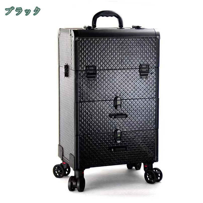 1000円OFFクーポン ヘアスタイリストメイクアップケース メイクケース ローリング メイク道具キャリーケース ソフトメイクボックス 化粧品収納 持ち運び サロン旅行用 美容室用 訪問美容師 ビューティーボックス メイクアップボックス 薬箱 shopcp shopcp-10041946 CPショップ サンプル画像2