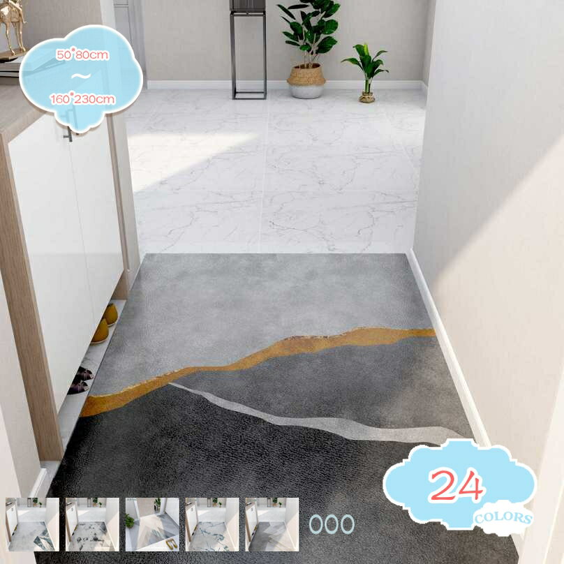 玄関マット 屋外 室内 北欧 洗える 長方形 花柄 ラグカーペット 業務用 家庭用 ドアマット 滑り止め ラグマット 床保護マット 傷防止 エントランスマット 泥落とし マット 抗菌防臭 耐磨耗性 おしゃれ インテリアマット shopcp