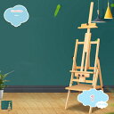 3500円OFFクーポン イーゼルスタンド 木製絵画イーゼル 高さ調節 折りたたみ 水平・垂直両用 キャンバススタンド 物置トレイ付き 収納可能 画材 Hフレー...