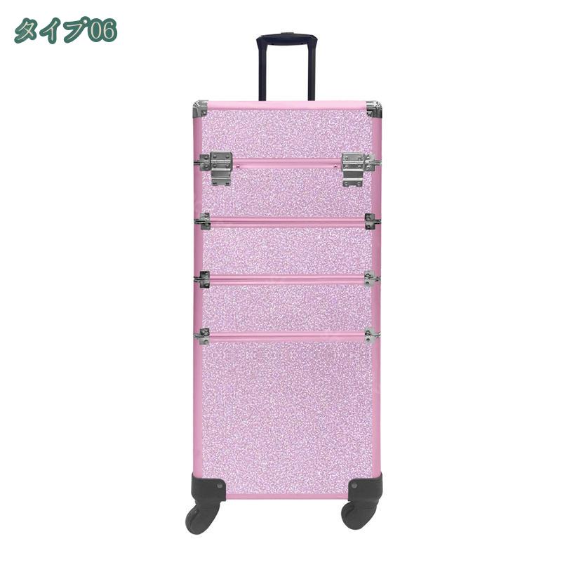 2000円OFFクーポン プロ用 メイクボックス 化粧収納 業務用 業務用化粧ケース 仕切り付き ネイル収納ツールボックス 出張 旅行用 耐久性 簡単に開閉 プレゼント 多機能 キャスター付き メイクソフトケース 化粧品箱 メイク収納 ローリング shopcp shopcp-10114538 CPショップ サンプル画像2