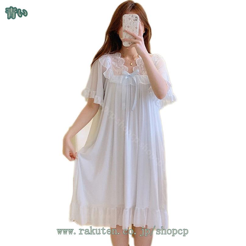 CPショップの1650円OFFクーポン ネグリジェ 可愛い レーススリップ パジャマ カジュアル ネグリジェ シンプル 花柄レース ルームウエア マタニティルームウェア・パジャマ 母の日 プルオーバー ホームウェア 半袖 ナイトドレス ナイト夜 ブラウン XL shopcp｜アングル3