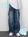 800円OFFクーポン パンツ カーゴパンツ デニム バギーパンツ メンズ デニムパンツ 大きいサイズ ゆったり 太め ロングパンツ 無地 カーゴパンツ ストリート系 カジュアル shopcp