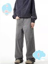 800円OFFクーポン ワイドパンツ メンズ 大きいサイズ デニム ユーズド加工 ワイドデニム ジーンズ デニムパンツ バギーパンツ ジーパン ルーズ 太め ストレート 作業着 shopcp