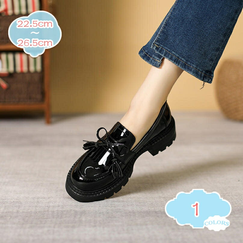 1650円OFFクーポン ローファー レディース パンプス ロリータ靴 学生 女子 歩きやすい カジュアル ローヒール お洒落 やわらかい かわいい 学院風 姫系 森系 美脚 コスプレ 軽量 4センチ 身長アップ 厚底スリッポン オックスフォードシューズ shopcp