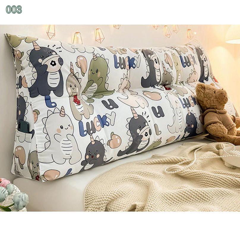 1000円OFFクーポン ベッドサイドバッククッション 三角形ウェッジ枕 長方形 読書枕 背もたれクッション 腰 サイドポケット付き もちもち 洗える 取り外し可能 出窓 ロング ベッド読書枕 ソファークッション 北欧 背もたれ位置サポート 枕 shopcp